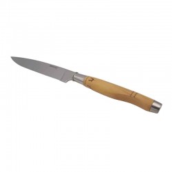 Couteau à pain Nontron TD Design GHION | buis pyrogravé