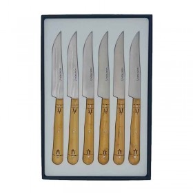 Pack éco Nontron - ensemble complet de 24 couverts de table - couteaux lame Yatagan (coffret de couteaux)