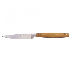 Couteau de table Nontron BASIC Design Christian Ghion | buis pyrogravé - vendu à l'unité