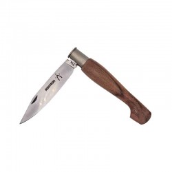 Couteau Nontron en Noyer N° 25 | manche sabot, lame inox 9 cm