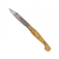 Couteau Nontron en buis N° 25 | manche sabot, lame inox 9 cm