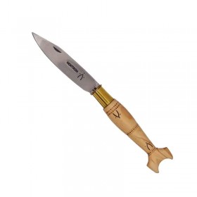Couteau Nontron en buis N° 25 | manche queue de carpe, lame inox 9 cm