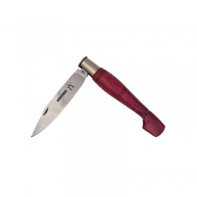 Couteau Nontron en bois d'Amarante N° 25 | manche sabot, lame inox 9 cm